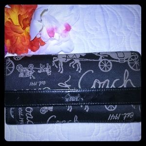 Authentic coach wallet